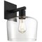 Access Lighting Port Nine Chardonnay, Chardonnay LED Wall Sconce, Matte Black Finish, Clear Glass 63144LEDDLP-MBL/CLR - alternate 7